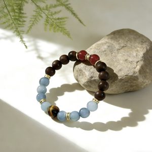 Oriental Aromatherapy Herbal Bead Bracelet – Osmanthus Incense Formula Bracelet | Natural Herbal & Jade Beads | Uplifted Mood & Enhanced Vitality